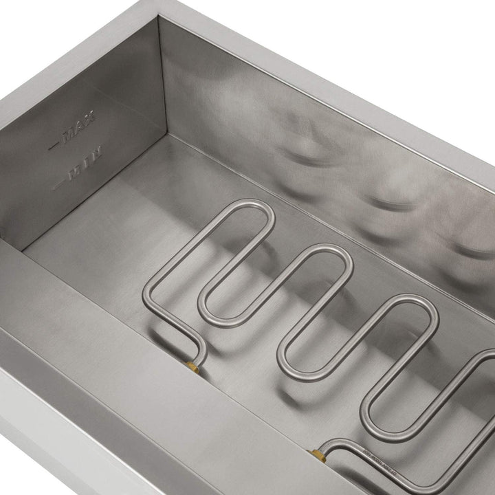 vertes Speisenwärmer Buffetwärmer Wärmebehälter Für Speisen Elektrisch 1500W aus Edelstahl (Inkl 2X