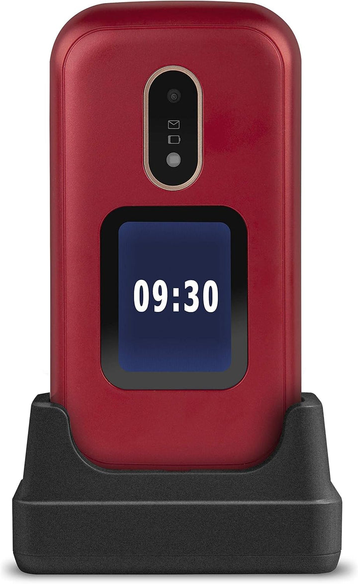 Doro 6060 - GSM Mobiltelefon im eleganten Klappdesign (3 MP Kamera, 2,8 Zoll (7,11cm) Display, GPS,