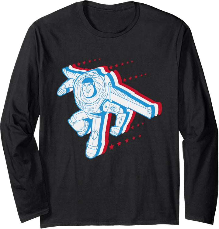 Disney and Pixar's Toy Story Buzz Lightyear Americana Langarmshirt