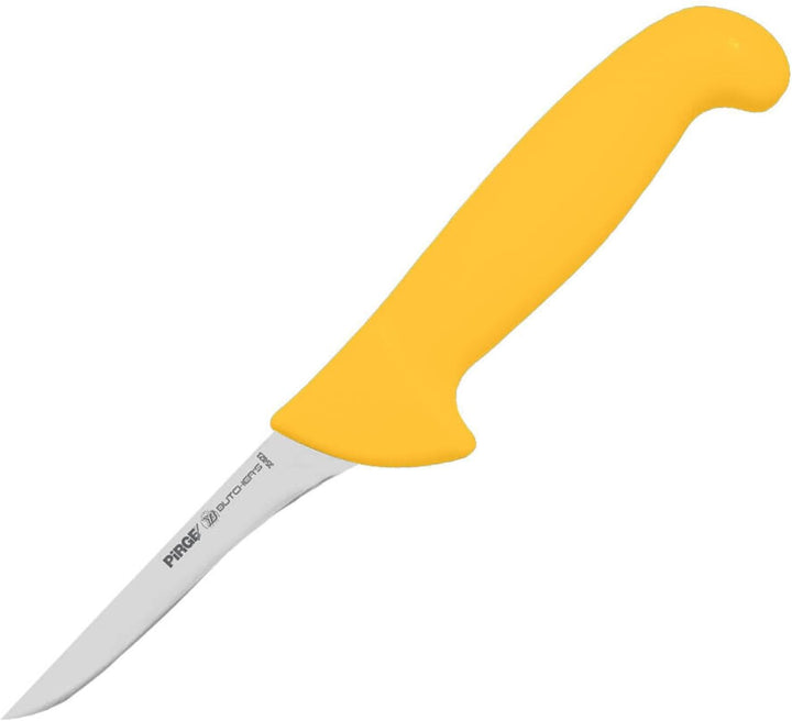 Pirge Butcher's Ausbeinmesser Profi Messer 10 cm Gelb Schlachtermesser - Fleischermesser - Stechmess