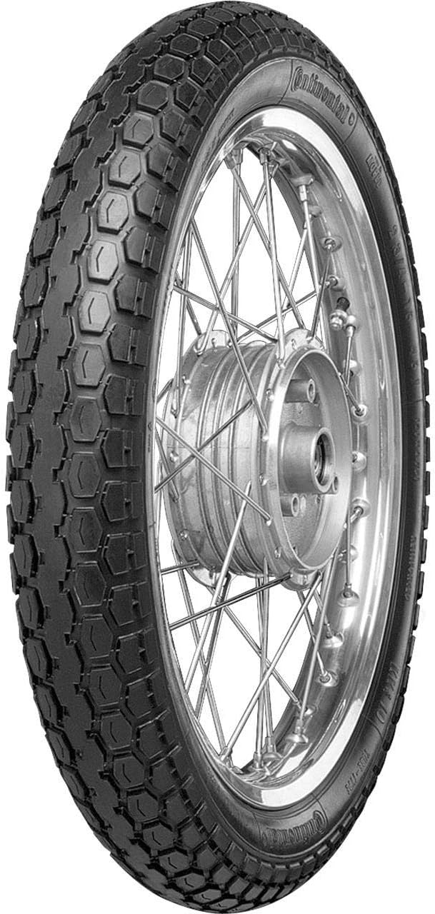 Continental Unisex – Erwachsene KKS 10 Motorrad Ganzjahresreifen, schwarz, 2 1/2-16 42B TT-RF