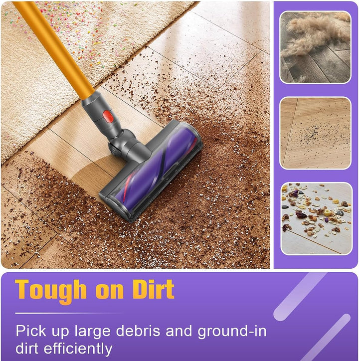 MOPEI Ersatzbürste mit Direktantrieb Kompatibel mit Dyson V7 V8 V10 V11 Staubsauger, Geeignet für Te