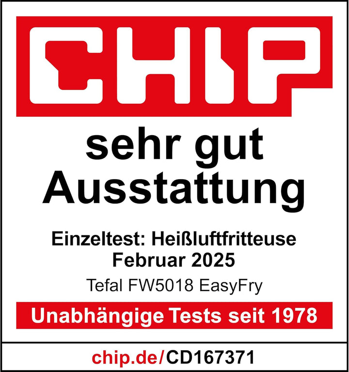 Tefal FW5018 Easy Fry Oven & Grill 9-in-1 Heissluftfritteuse | 11Liter für 6 Portionen | 7 Zubehörte