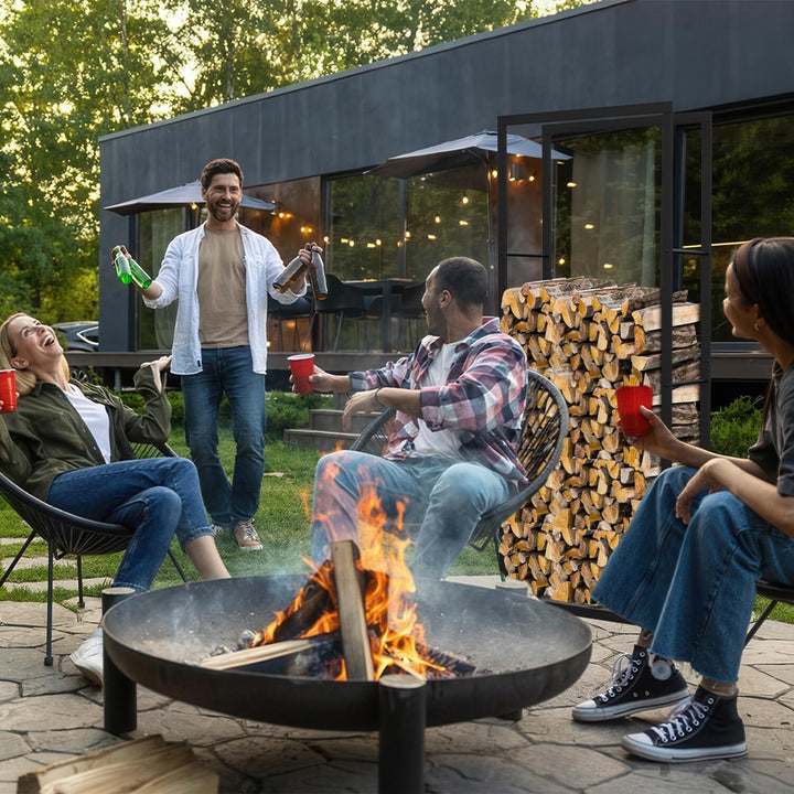 Ansobea 150x60x25cm Kaminholzregal Brennholzregal Feuerholzregal Holzhalter Kaminholzregal Aussen Me