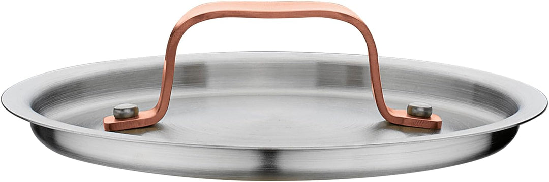 Spring Kochtopf GOURMET, mehrschichtiger Topf mit Deckel aus Edelstahl, backofengeeignet, mit Innens