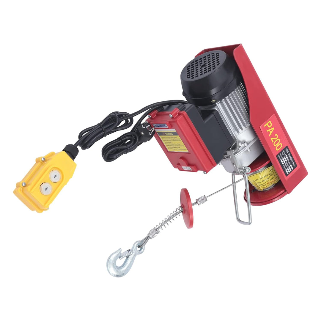 BJTDLLX Elektrische Seilwinde 440 Lbs Seilzug Motorwinde Flaschenzug 100kg bis 200kg Elektrische Sei