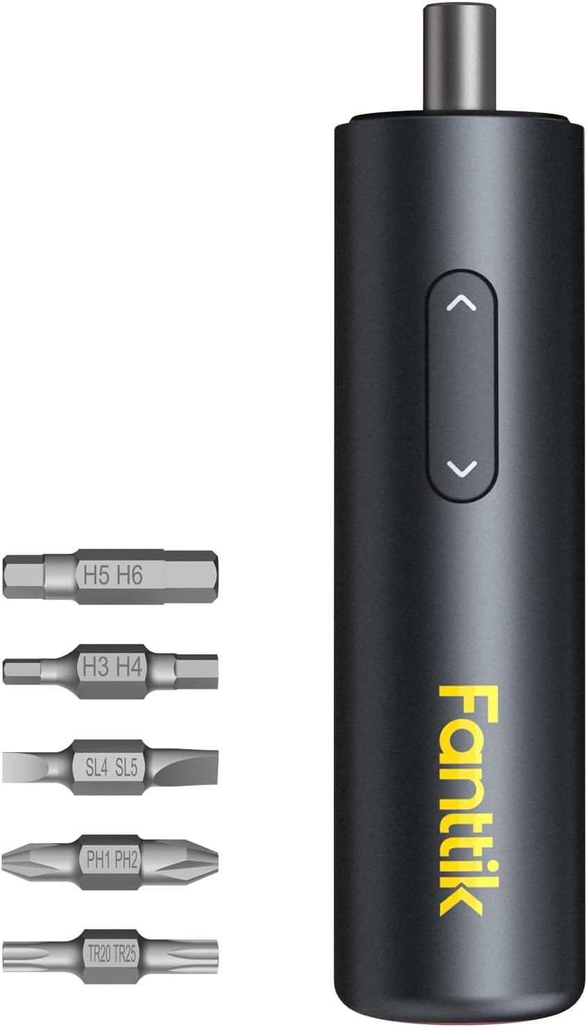 Fanttik NEX S1 Capsule 3,7 V Akkuschrauber, 5Nm Max Akku Schraubendreher, 320 U/min, S2 Magnetbits m