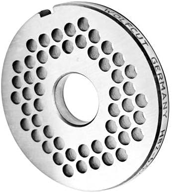 Wolfcut Lochscheiben INOX kompatibel mit Fleischwolf Edertal EM82 LW5, EM82 VL-5 und EM82 (6,0 mm),