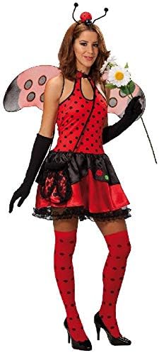 Rubie's Karneval Damen Kostüm Sexy Marienkäfer Kleid für Fasching Grösse 36