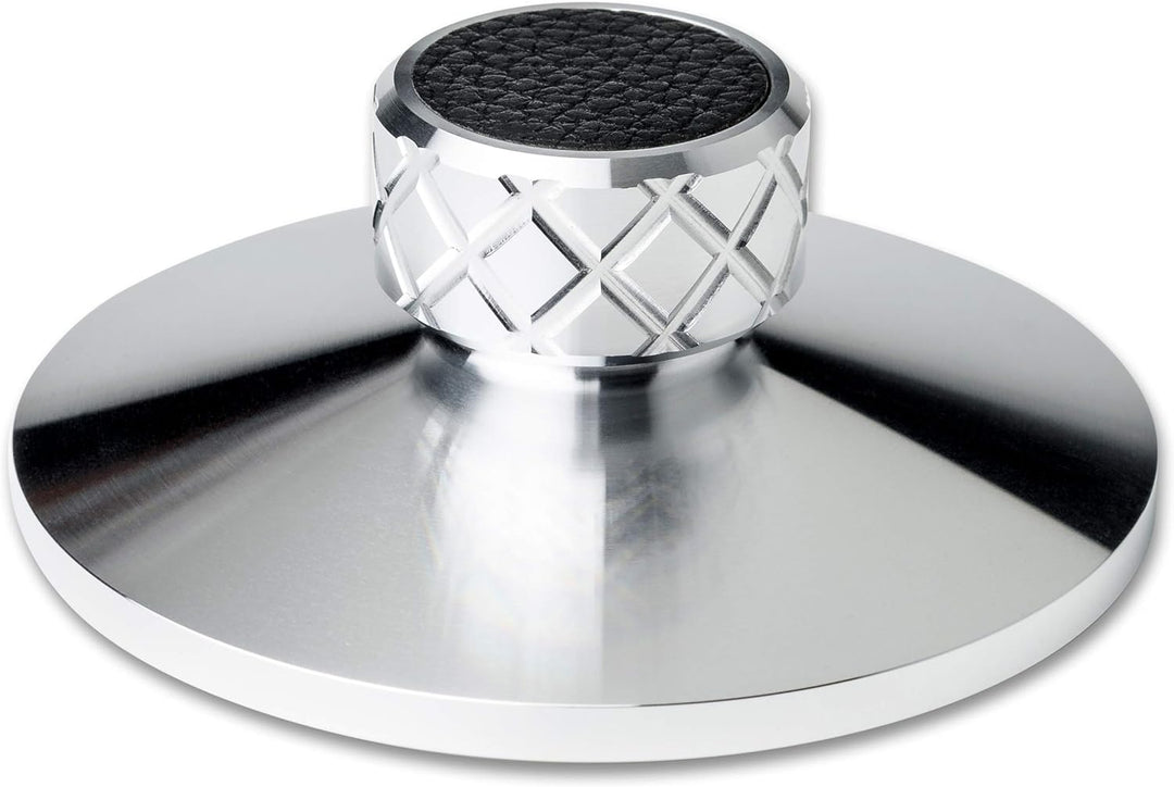 Pro-Ject Clamp it, CNC gefräste Vollmetall Plattenklemme für sofort wirksames Klangtuning, Aluminium