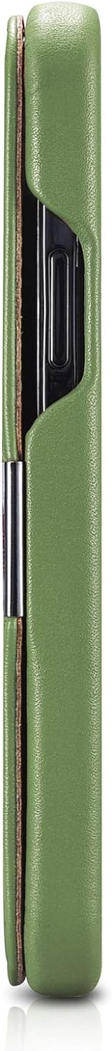 Mobiskin Hülle kompatibel mit Apple iPhone 12 PRO MAX (6,7 Zoll), Handyhülle mit echtem Leder, Case,