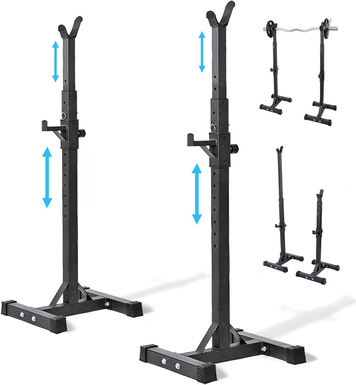 wuuhoo® Profi Langhantelständer Ramon, belastbar 300kg, Squat Rack höhenverstellbar, Hantelablage ex