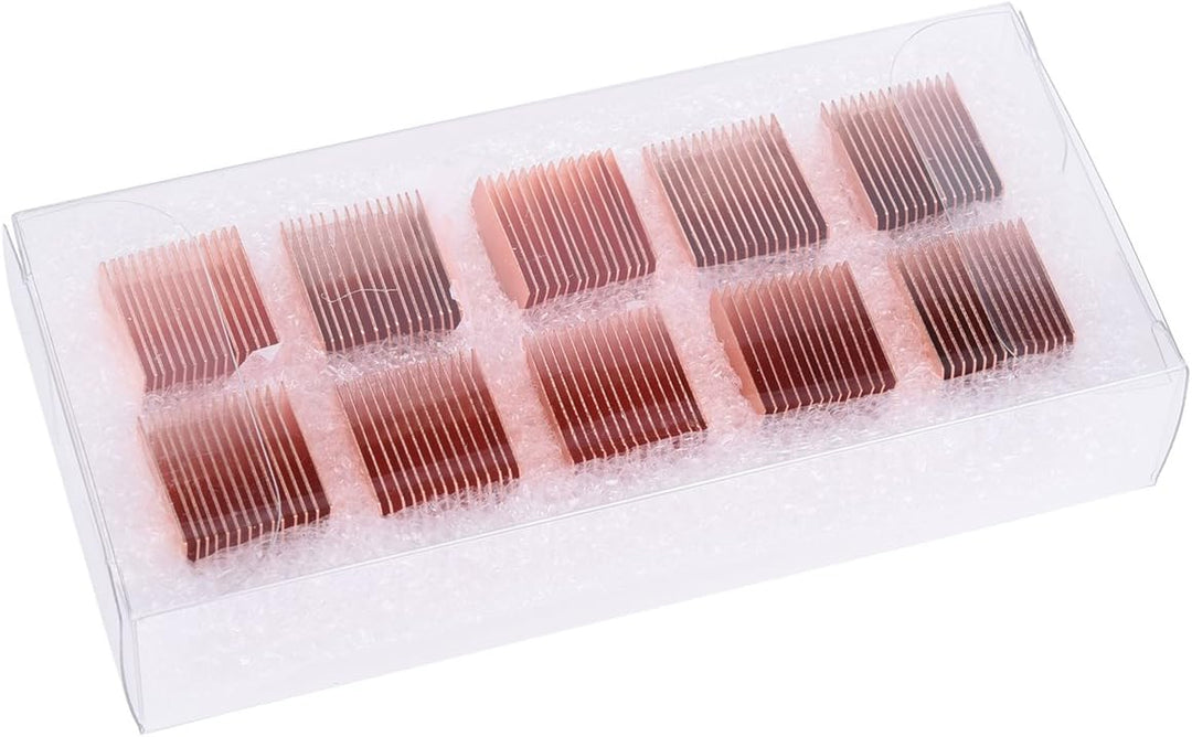 Alphacool 17427 GPU RAM Copper Heatsinks 14x14mm - 10 STK. Luftkühlung Passivkühler
