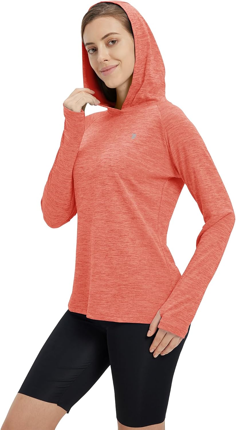 donhobo Damen Sport Shirt Langarm Laufshirt Pullover Sweatshirts Fitness Hoodies Running Yoga Tops m