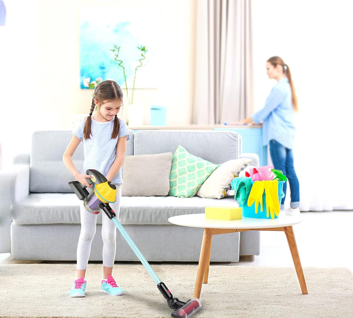 Eddy Toys Staubsauger Kinder, Schwarz, S