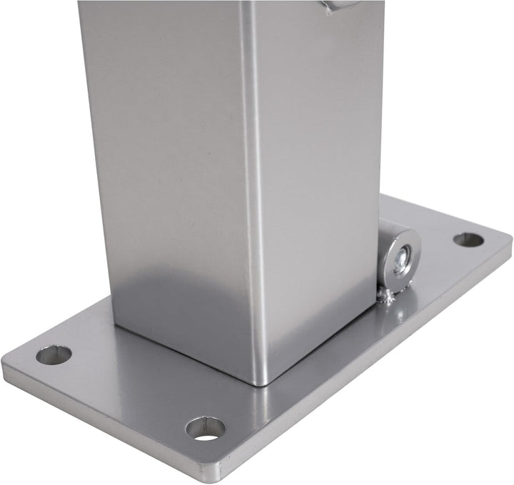 STIER Parkbügel, umlegbar, mit Zylinderschloss, 2 Schlüssel im Lieferumfang, stabiles, verzinktes St