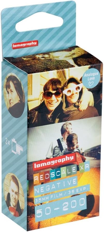 Lomography Redscale XR 50-200 35mm 3 Pack