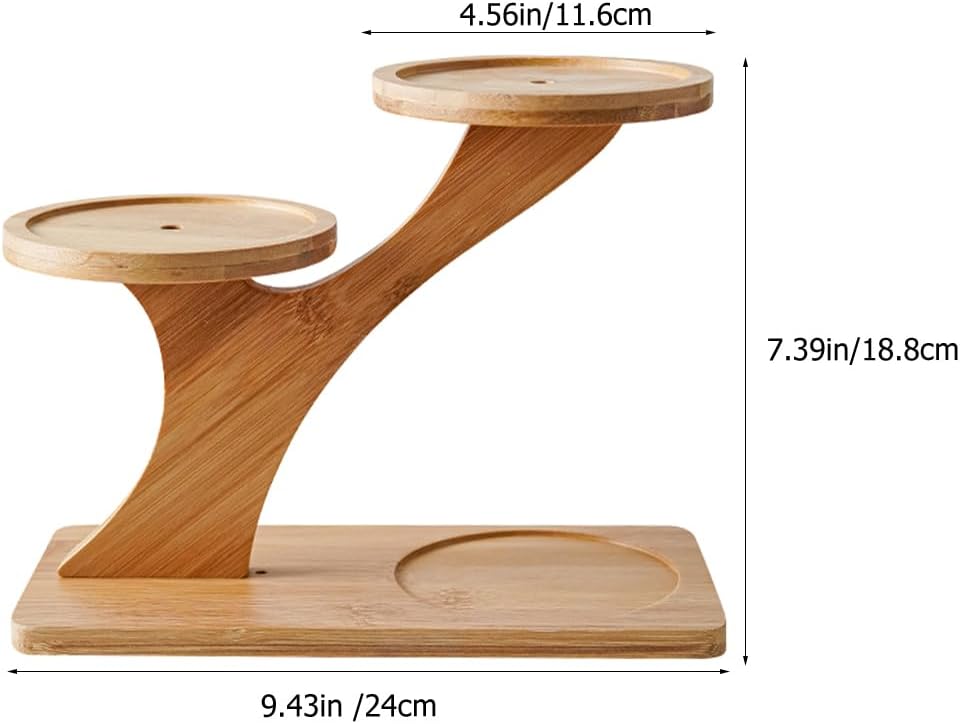 Angoily Blumentopf Cupcake Dessert Ständer Pflanzentreppe Holz Pflanzenständer Blumentreppe Blumenst