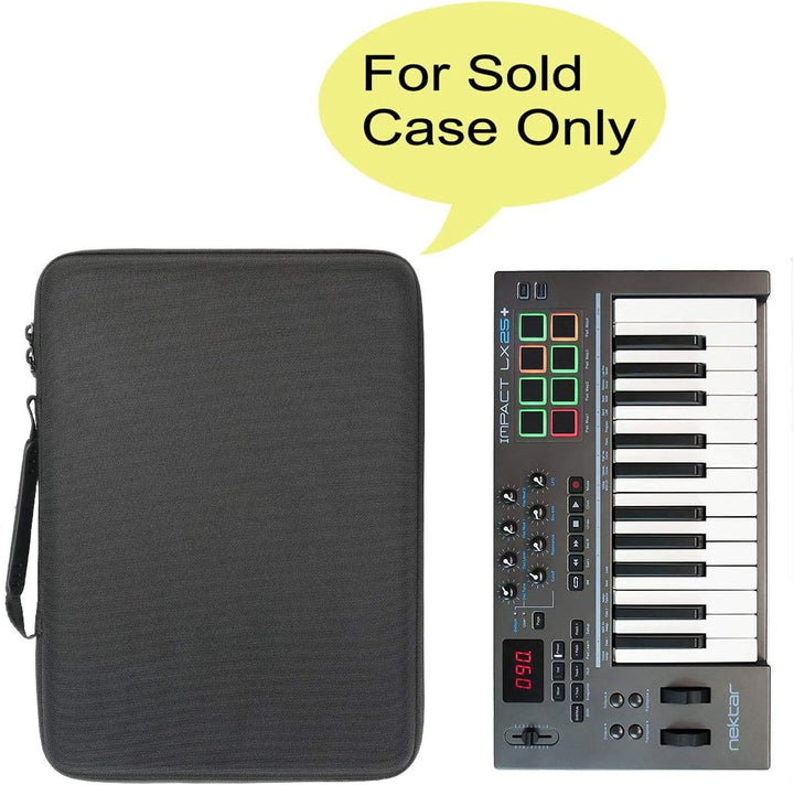 co2CREA Hart Reise Schutz Hülle Etui Tasche für Nektar Impact LX 25+ / LX-25 Plus MIDI Studio Contro
