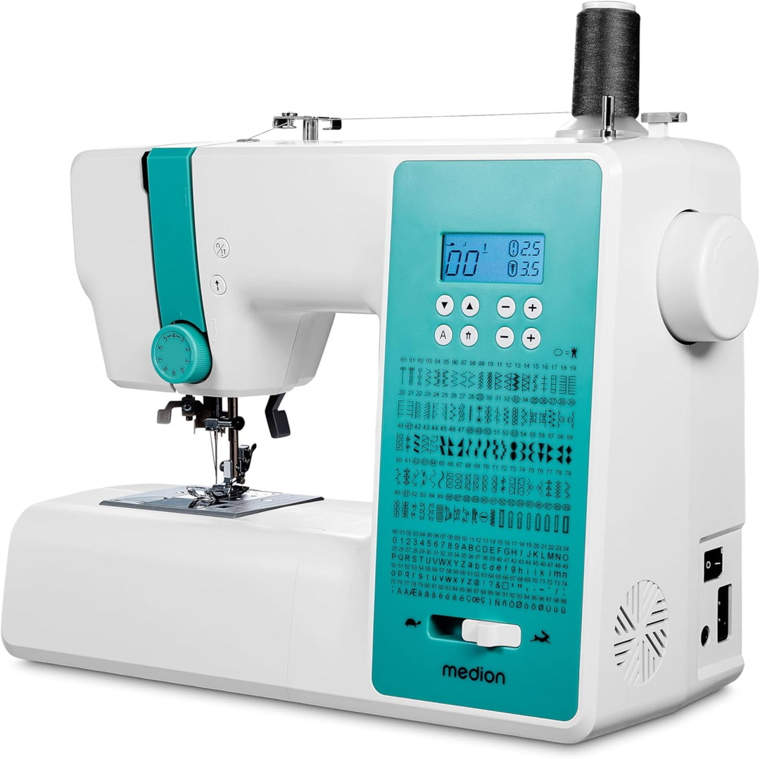 MEDION Digitale Nähmaschine SD36 (36 Watt, einstellbare Stichlänge und Stichbreite, 270 Stichmuster,