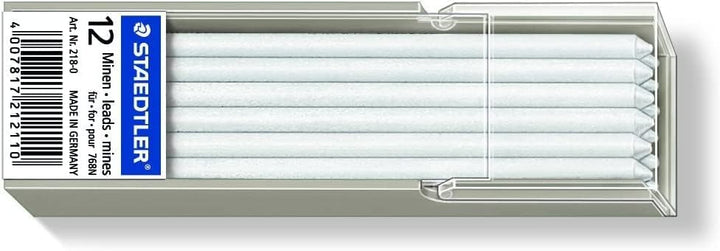 STAEDTLER 218 Lumocolor non-permanent omnichrom Spezialmine, 12 Stück Etui, rot (Packung mit 3) rot