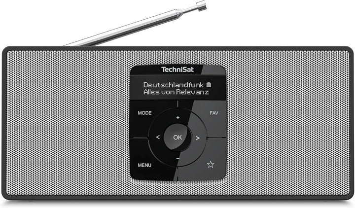 TechniSat DIGITRADIO 2 S - Tragbares DAB Stereo-Radio mit Akku (DAB+, UKW, Bluetooth Audiostreaming,