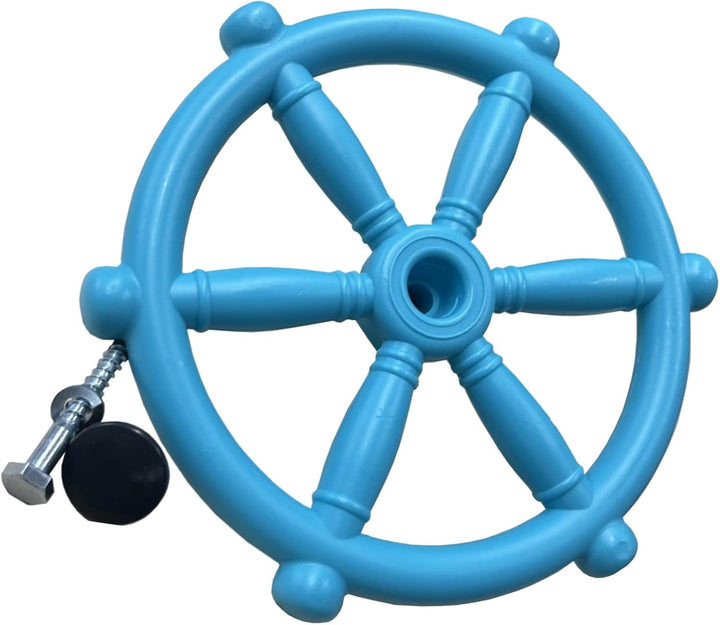 Spielturmzubehör Steuerrad + Teleskop Fernrohr + Handgriffe Spielhaus Piraten Set