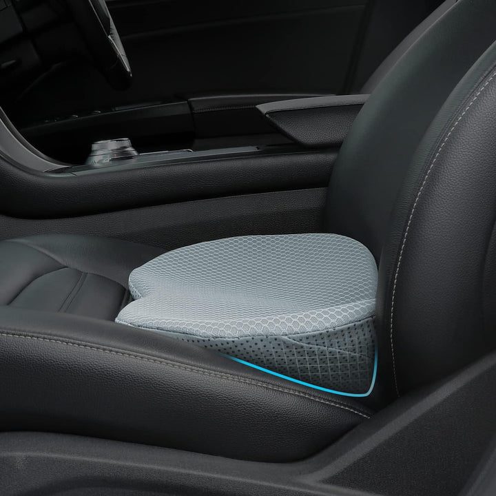 Autositzkissen,Ergonomisches Sitzkissen für Auto,Memory Foam Autositzauflage,keilkissen für Autositz