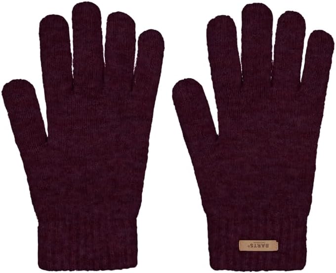 Barts Strickhandschuhe Witzia Gloves gestrickte Finger-Handschuhe Einheitsgrösse Aubergine, Einheits