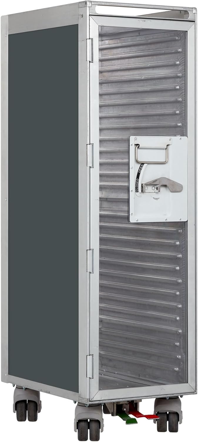 VanDeBord Bartrolley Uni Anthrazit inkl. LED Fachboden, Barbrett & Glasfachboden, Gebrauchter Trolle