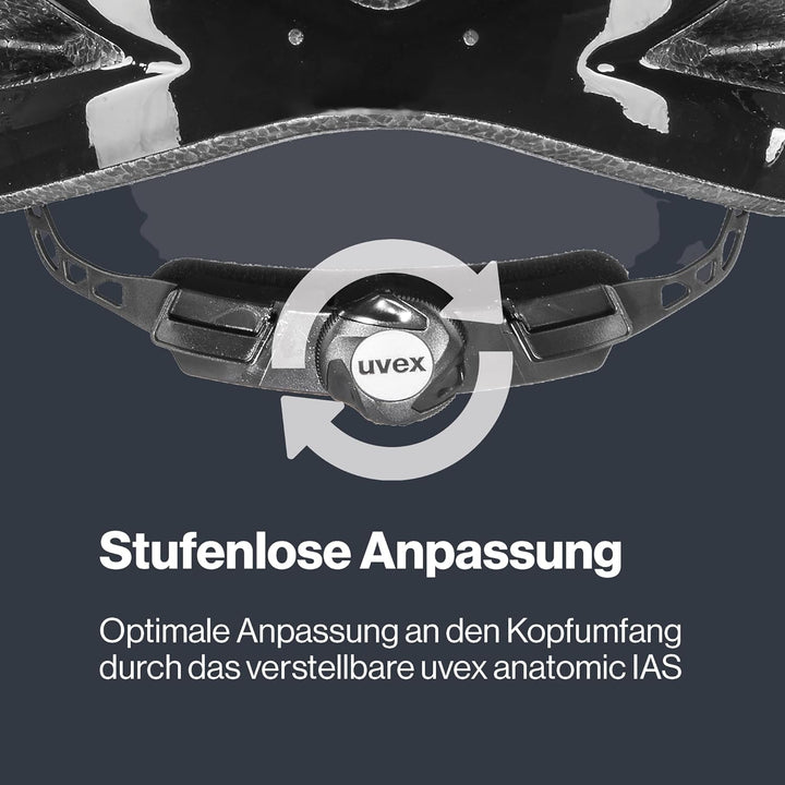 uvex i-vo - Leichter Allround-Helm für Damen und Herren - individuelle Grössenanpassung - erweiterba