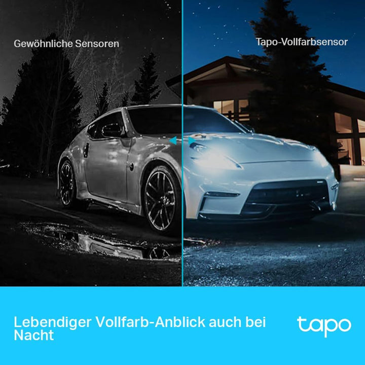TP-Link Tapo C320WS Überwachungskamera Aussen, WLAN IP Kamera, 4MP Hochauflösung, 30m Vollfarb-Nacht