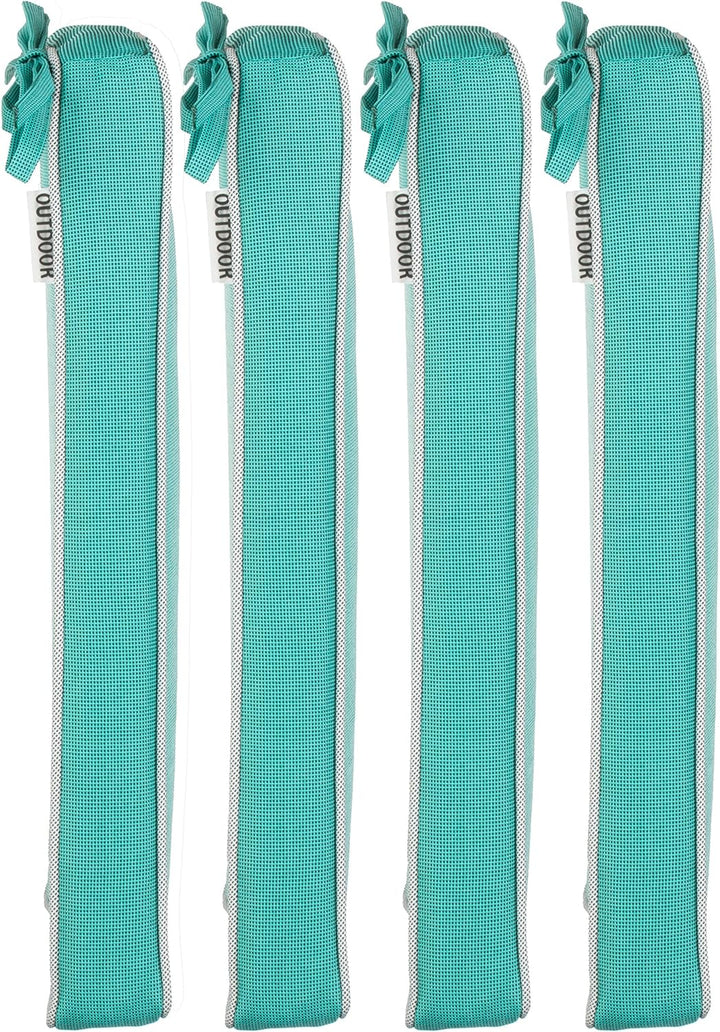 Brandsseller Outdoor Sitzkissen Kissen Dekokissen - Schmutz- und Wasserabweisend - 220 gr. Füllung -