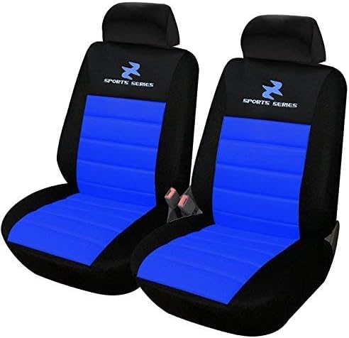 WOLTU AS7256-2 2er Sitzbezüge Auto Einzelsitzbezug universal Grösse, Komplettset, blau, Blau