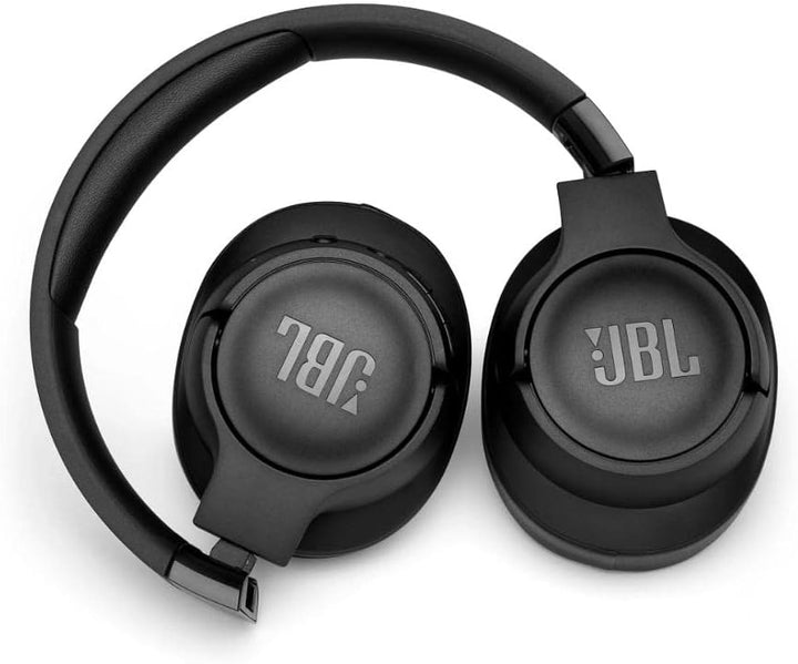 JBL Tune 710 BT – Faltbare Bluetooth Over-Ear Kopfhörer in Schwarz – Kabellose Ohrhörer mit JBL Pure