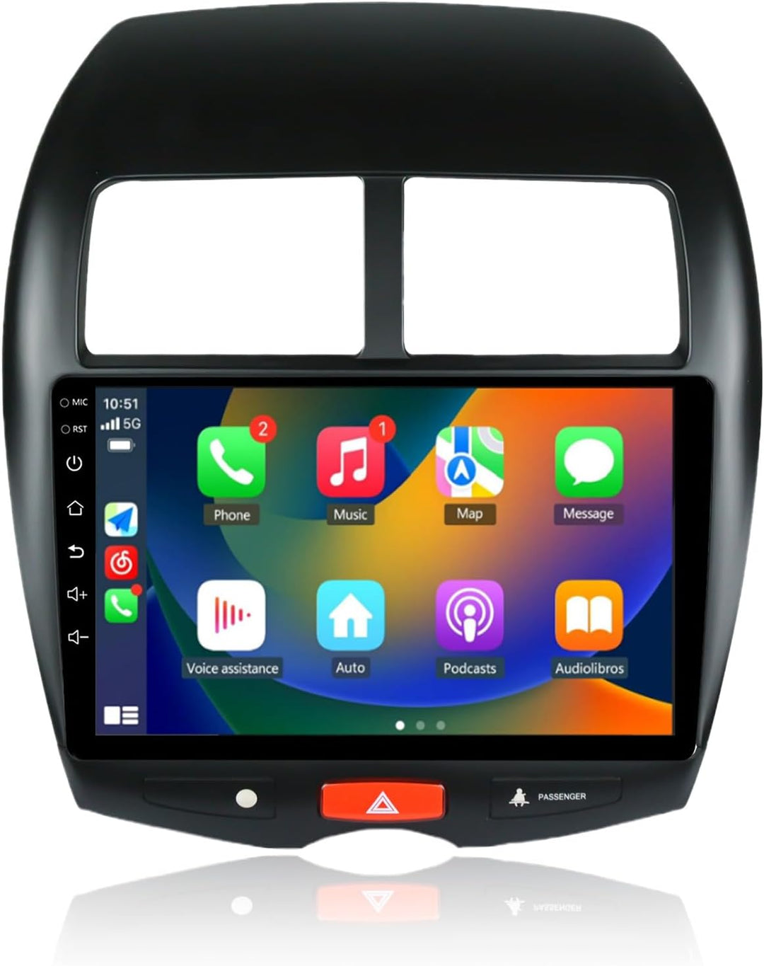 LEXXSON Autoradio für Mitsubishi ASX 2013-2019 | 10 Zoll Touchscreen Android 10.1 AM FM RDS Radio GP