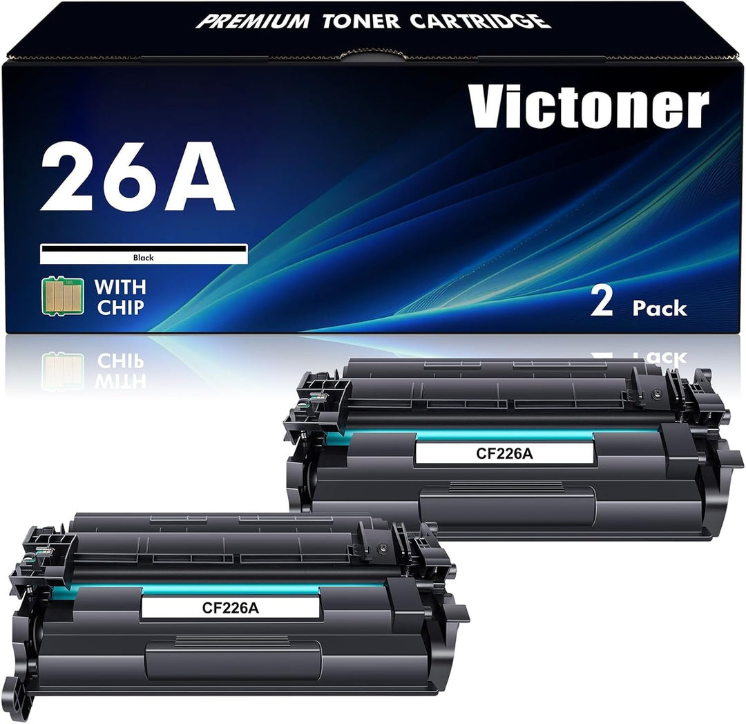 VICTONER 26A CF226A Tonerkartusche Kompatibel für HP 26X CF226X Laserjet Pro MFP M426fdw M426fdn M42