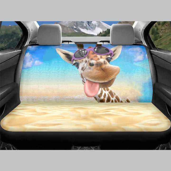 Chaqlin Universelle Auto-Vordersitzbezüge und Rücksitzschoner für teilbare Bank, Autozubehör, je 2 S