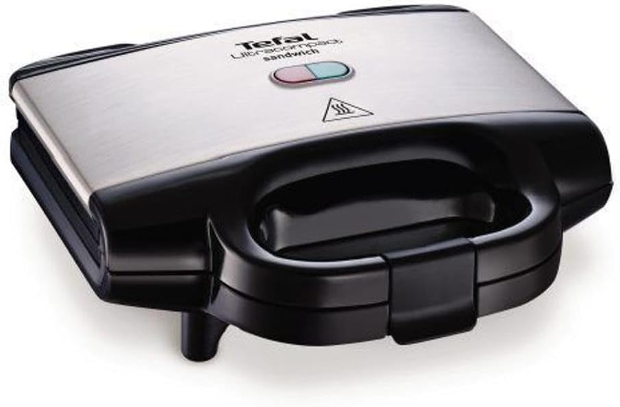 Tefal SM157236 Ultracompact Sandwichmaker 700 W, Schwarz und Grau