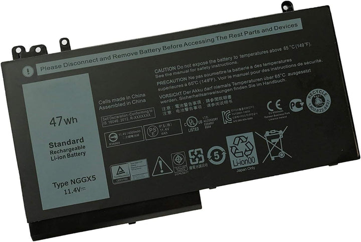 ASKC NGGX5 Laptop-Akku für Dell Latitude E5270 E5470 E5570 (P48F001) Precision M3510 Series JY8D6 0J