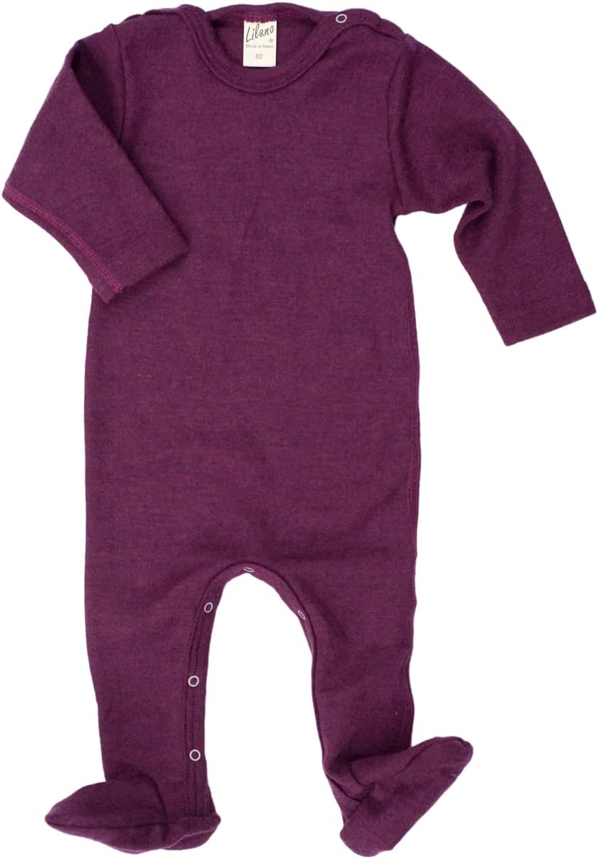 Lilano, Ganzkörperbody/Overall, 70% Wolle (kbT), 30% Seide, 210 gr./m² Beere 56, Beere 56