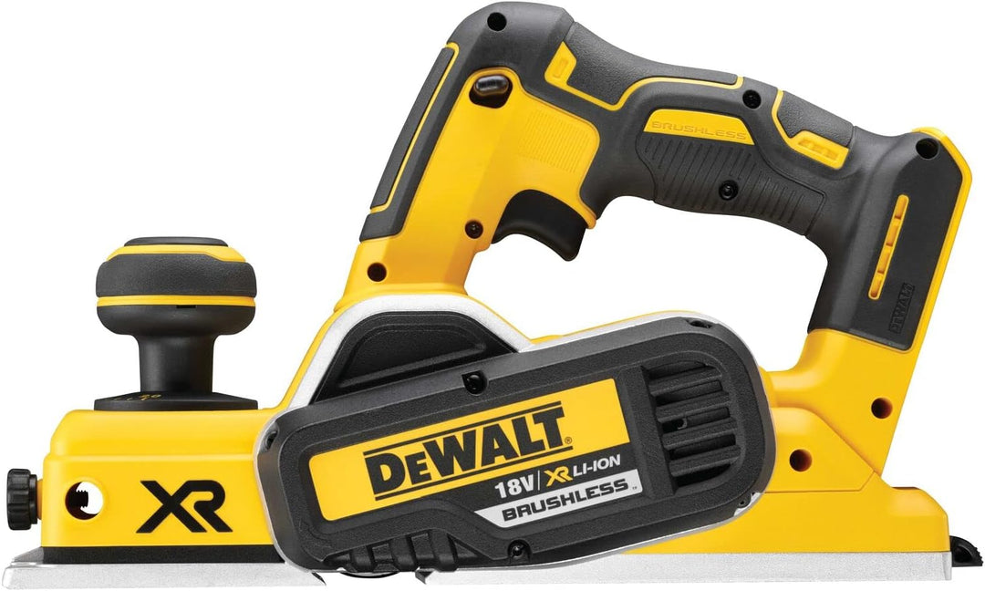 DEWALT Brushless XR 18V Hobel ohne Akku und Ladegerät DCP580 N-XJ - Karton Einzelbett, Einzelbett