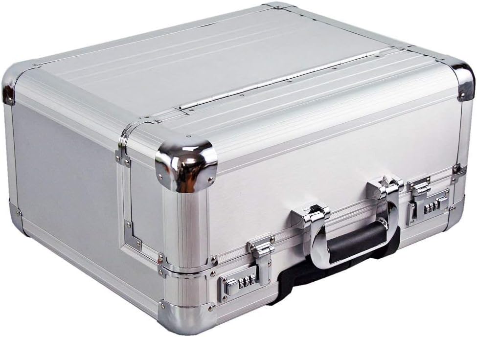 Bowatex Pilotenkoffer Rollen Trolley Alu Koffer Aktenkoffer Aluminium 48 Dermata