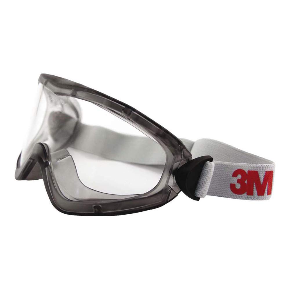 3M 400 Atemschutzmaske, Schutzvlies (10-er Pack) & 2890SA Vollsichtbrille, 2890er Serie, AF, UV, A,