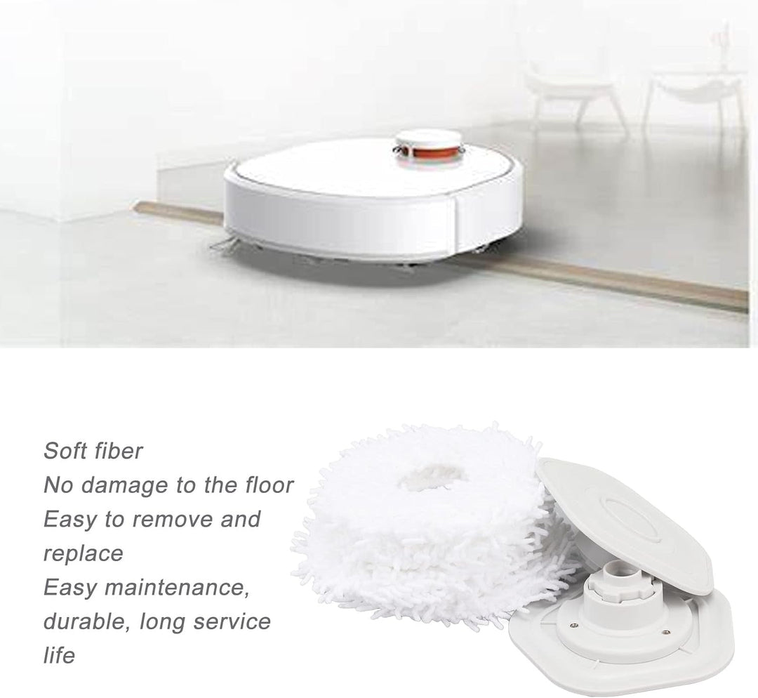 Wischtücher für Dreame Bot W10 W10 Pro Staubsauger-Reinigungspads Wischpads Ersatz mit Halter Verbes