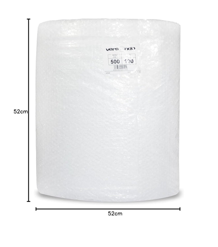versando Premium Luftpolsterfolie 100m x 0,5m Versand, Verpackung, Umzug Noppenfolie Bubble Wrap LPF