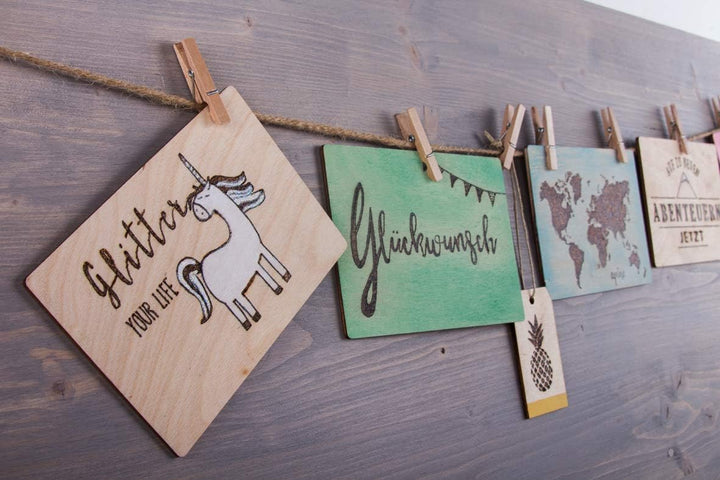 Rayher Hobby Rayher Hobby Rayher Holz Postkarte, 14,8x10,5x0,3cm, 26 Stück, FSC 100% Postkarten aus