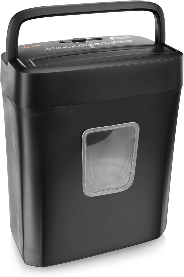 Peach Partikelschnitt Aktenvernichter | 8 Blatt | 16 Liter/200 A4 | 5 x 18 mm Partikelgrösse (P-4) |