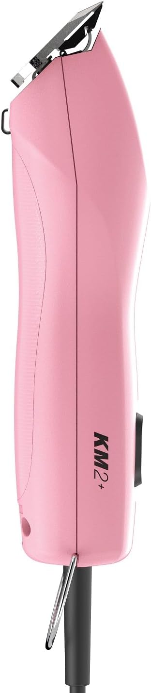 Rotschopf24 Edition mit Tasche: KM2 Hunde Schermaschine pink+ 8 Metallaufsätze (3-25mm). 45 Watt Pow