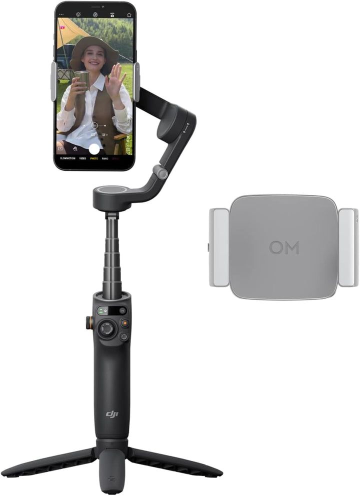 DJI OSMO Mobile 6 Smartphone-Gimbal, 3-Achsen-Stabilisierung, integrierter Verlängerungsstab, handli